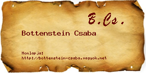 Bottenstein Csaba névjegykártya